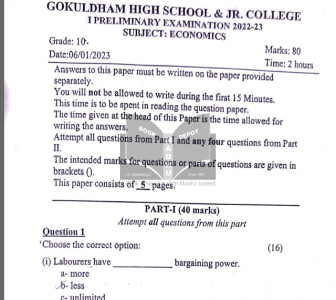 Gokuldham Economics Prelim Paper